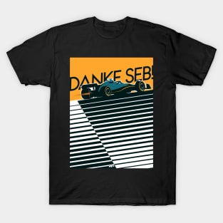 Danke Seb: Sebastian Vettel F1 Tribute T-Shirt